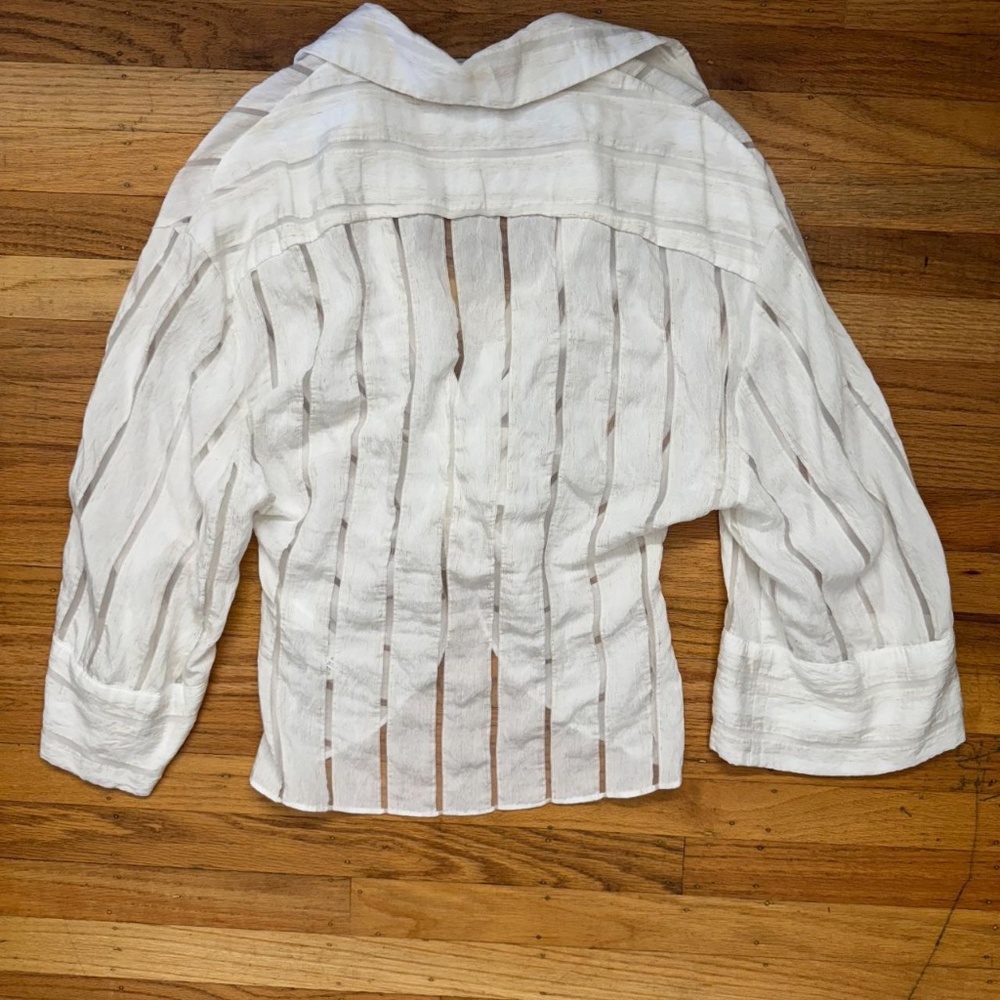 Zara Button Almost Translucent - image 4